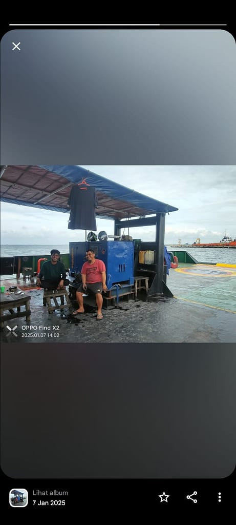 cahaya turbo genset dan mesin kapal